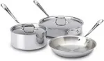 All Clad D3 Induction Cookware Set 5 pc