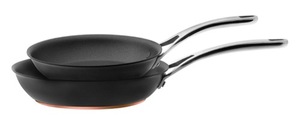 Anolon nonstick skillet set Rational Kitchen 2019 Ultimate Gift Guide Anolon Nouvelle Copper skillet set