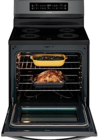FrigidaireFreestandingISOpenOven Frigidaire Freestanding Induction range oven