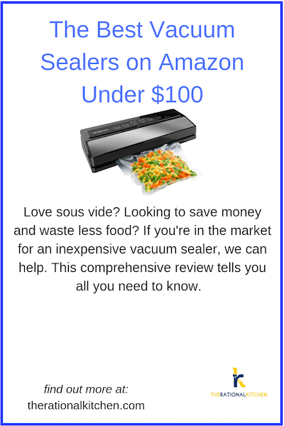 Best Vacuum Sealers under $100 on Amazon (pinterest)