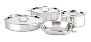 ACCompactSet All-Clad Compact 7 Piece stainles steel cookware set