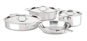 All-Clad D3 Compact 7 pc set