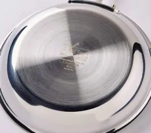 All-Clad D3 skillet bottom side Ultimate All-Clad Review