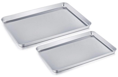 BakingSheetsStainlessTeamFarSetOf2_400px Stainless steel baking sheet