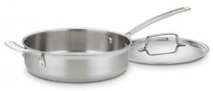Heritage Steel 4qt sauté pan w:lid Heritage Steel 4qt sauté pan w:lid