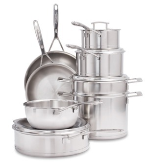 SLTSilver712Piece_300px Demeyere Silver 7 12 piece set from Sur la Table