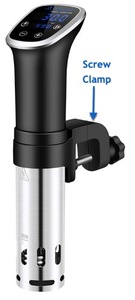 AobosiSVCirculatorWScrewClampCallout Aobosi circulator