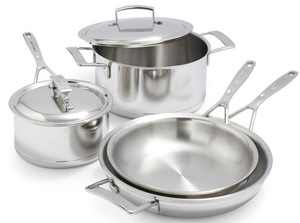 DemeyerSilver76PcSet Demeyere Silver7 SLT set Rational Kitchen 2019 Ultimate Gift Guide Demeyere Silver7 set