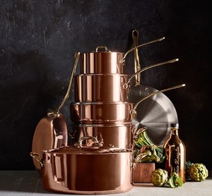 Mauviel150C12PcSetWS Rational Kitchen 2019 Ultimate Gift Guide Mauviel copper set