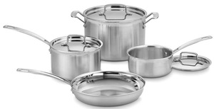 CuisinartMCPro7PieceSet Cuisinart Multiclad Pro 7 pc set