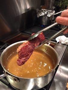 DeepFriedSteak Deep frying a steak