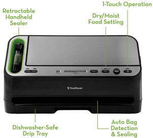 FoodSaverV4400WCallouts FoodSaver V4400 vacuum sealer with callouts