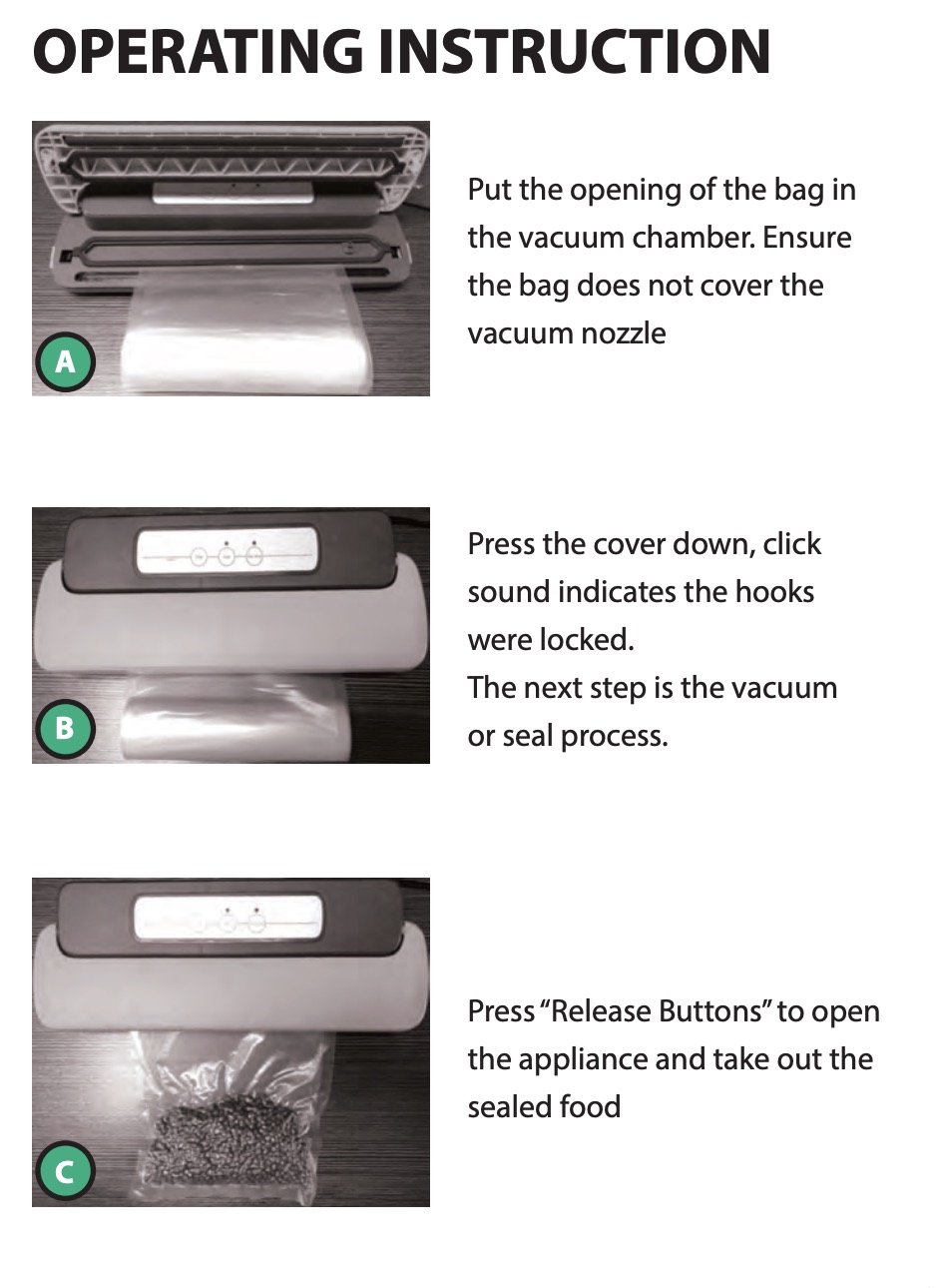 NutrichefVS_PKVS10_OperatingInstructions Nutrichef PKVS10 Operating Instructions