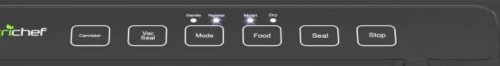 Nutrichef PKVS25 control panel