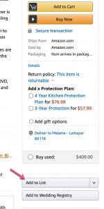 AmazonAddToList Amazon Add to List