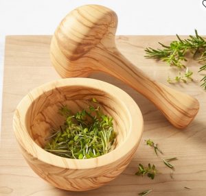 Mortar and Pestle Olivewood Mortar and Pestle Olivewood