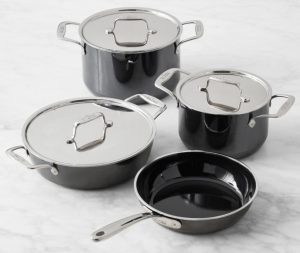 AC Fusiontec 7Pc Set All Clad Fusiontec ceramic-coated cookware