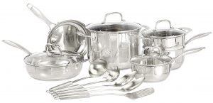 Amazon Basics 15 Pc Stainless Cookware Set Amazon Basics 15 Pc Stainless Cookware Set