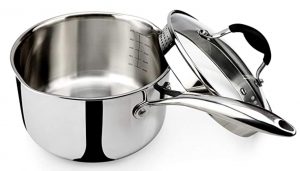 Avacraft Saucepan with Strainer Lid Avacraft Saucepan with Strainer Lid