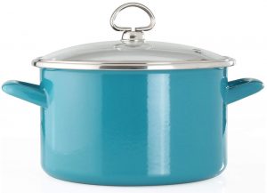Chantal Enamel on Steel Stock Pot Chantal Cookware Enamel-on-Steel Pot