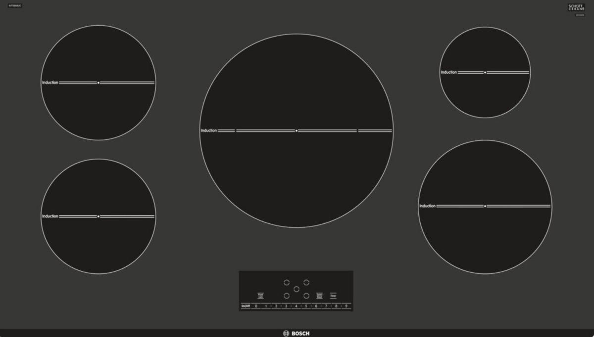 Bosch 500 36in induction cooktop