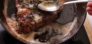 Basting Steak Basting a Steak - How to Pan Sear a Steak