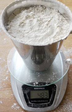 Flour on a Scale Flour on a Scale
