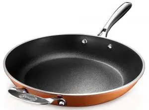 Gotham Steel Diamond Platinum Skillet 