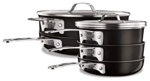 Gotham Steel Stackmaster 10Pc Black
