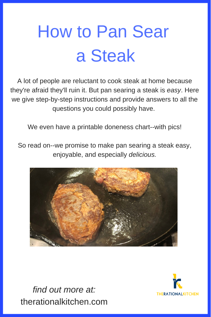 How to Pan Sear a Steak Pinterest How to Pan Sear a Steak