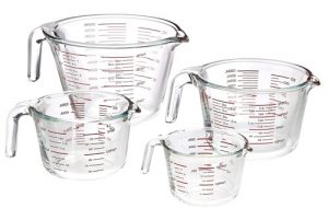 Liquid Measuring Cups, Glass, by Amazon Glass Liquid Measuring Cups--How Many Ounces in a Quart?