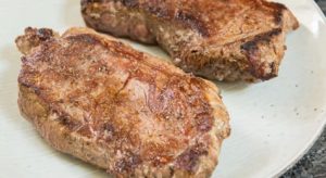 Resting Steak on Plate Resting Steaks