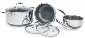 Hexclad 6 pc Pot Set Hexclad 6 Pc Pot Set