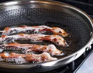 Hexclad Skillet with Bacon Hexclad Skillet with Bacon