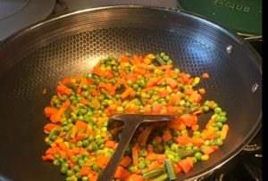 Hexclad Wok with Veg and Turner Hexclad Wok with Veg and Turner