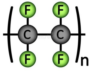 PTFE molecule 2 PTFE molecule