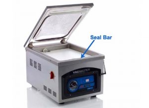 VacMaster VP215 with Seal Bar Callout VacMaster VP215 with Seal Bar Callout