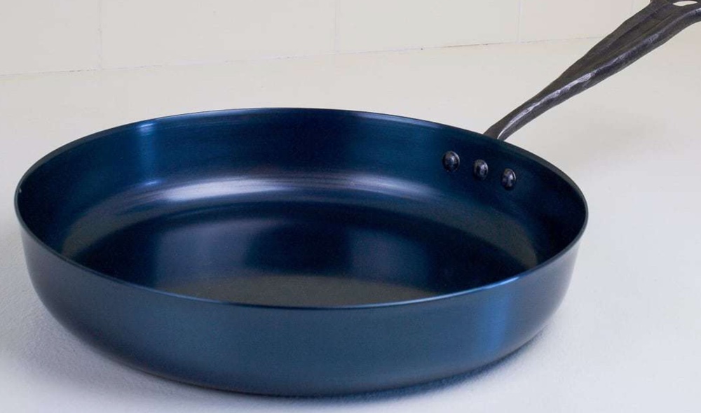 Blue Carbon Steel Pan Northwest Skillet Company blue carbon steel pan