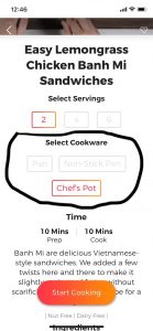 Hestan Cue App screen shot Hestan Cue App screen shot