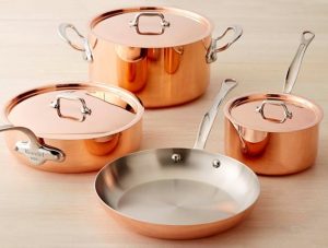 Mauviel M3S Tri-Ply Copper 7 Pc Set at WS Mauviel M3S Tri-Ply Copper 7 Pc Set at WS