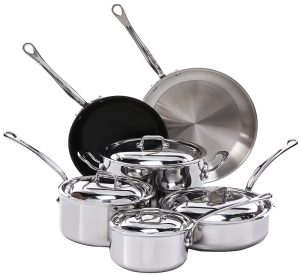 Mauviel M'Cook 10 pc set Mauviel M'Cook 10 pc set