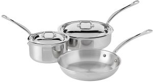 Mauviel M'Cook Stainless 5 Pc set Mauviel M'Cook Stainless 5 Pc set