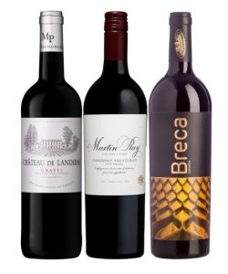 Wine bottle trio from wine.com Wine bottle trio from wine.com