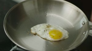 Heritage Steel skillet with egg Heritage Steel skillet with egg