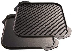 Lodge Reversible Cast Iron Griddle 10.5inch Square Lodge Reversible Cast Iron Griddle 10.5inch Square
