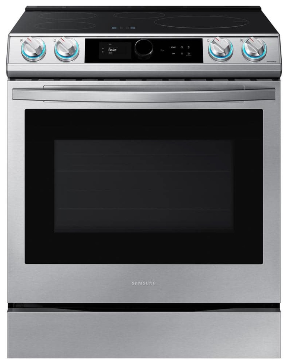 Samsung Induction Range with Manual Dials in Stainless