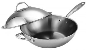 Cooks Standard Stainless Steel Wok with Lid Cooks Standard Stainless Steel Wok with Lid