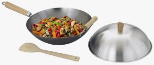 Helen's Asian Kitchen Wok with Lid and Spatula Helen's Asian Kitchen Wok with Lid and Spatula