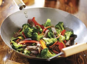 Helen's Asian Kitchen Wok with stir fry Helen's Asian Kitchen Wok with stir fry