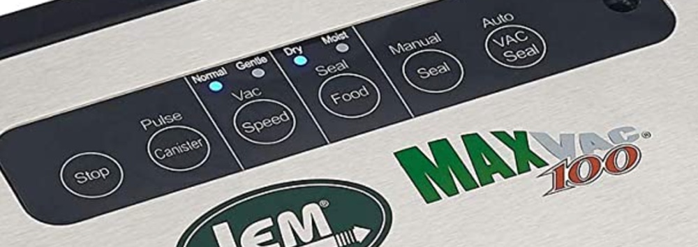 LEM 1370 MaxVac 100 vacuum sealer control panel